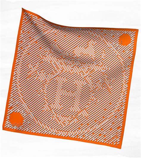 orange hermes tie|hermes pocket square scarf.